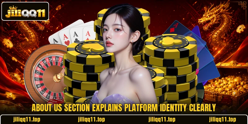 About us section explains platform identity clearly About us section explains platform identity clearly