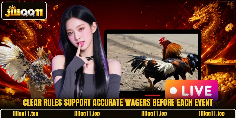 Clear rules support accurate wagers before each event