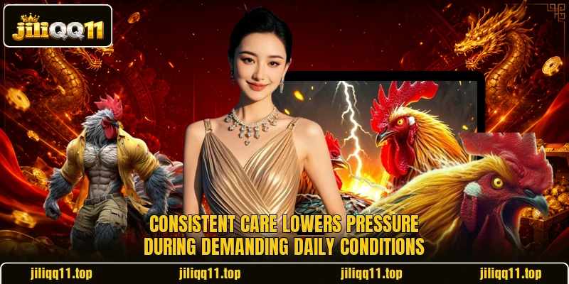 Consistent care lowers pressure during demanding daily conditions Consistent care lowers pressure during demanding daily conditions