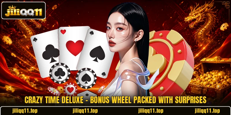 Crazy Time Deluxe - Bonus Wheel Packed With Surprises