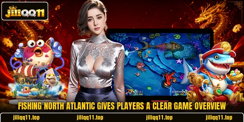 Fishing North Atlantic gives players a clear game overview Fishing North Atlantic gives players a clear game overview