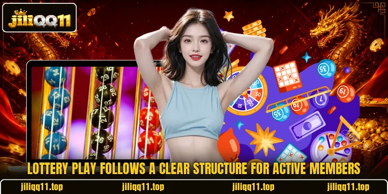 Lottery play follows a clear structure for active members Lottery play follows a clear structure for active members