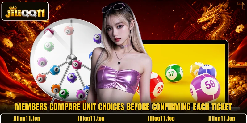 Members compare unit choices before confirming each ticket Members compare unit choices before confirming each ticket