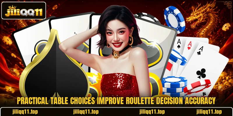 Practical table choices improve roulette decision accuracy Practical table choices improve roulette decision accuracy