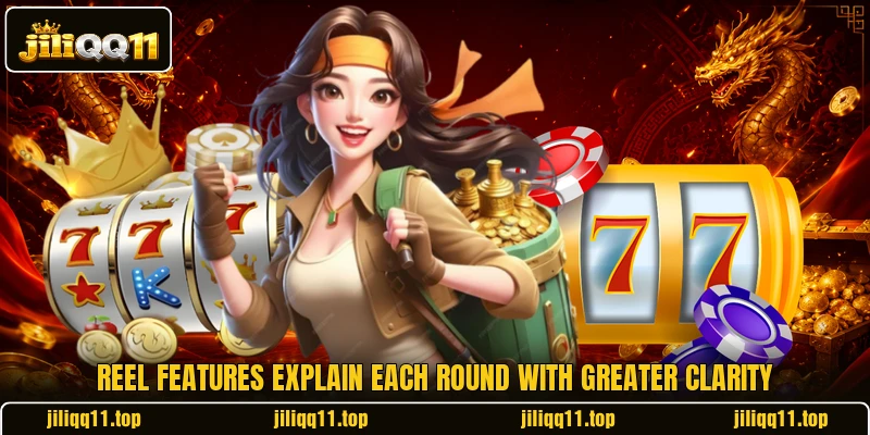 Reel features explain each round with greater clarity Reel features explain each round with greater clarity