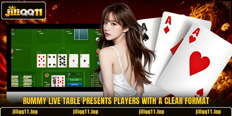 Rummy Live Table presents players with a clear format Rummy Live Table presents players with a clear format