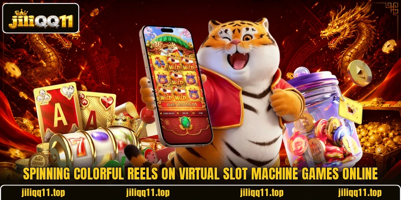 Spinning colorful reels on virtual slot machine games online Spinning colorful reels on virtual slot machine games online